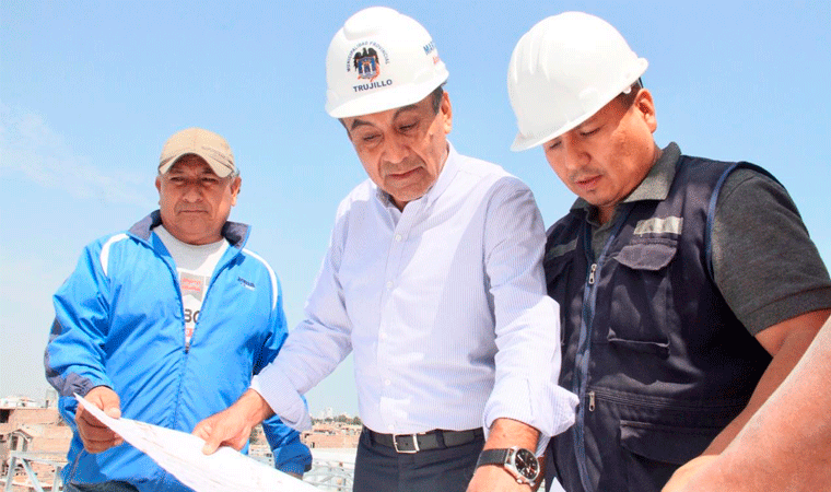 Alcalde de Trujillo informa avance en construcción de comisarías