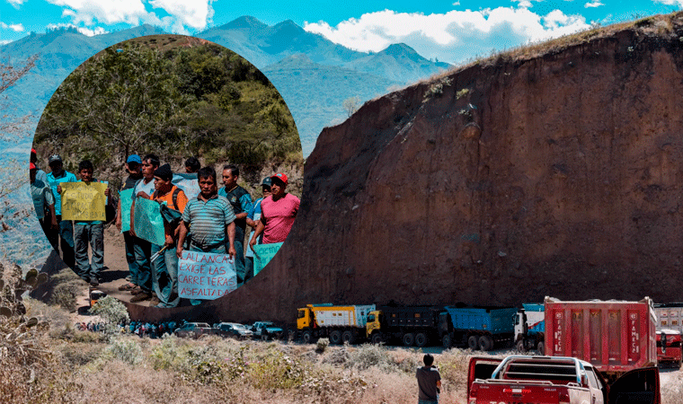 Pobladores de Charat acatan paro exigiendo mejora de carretera