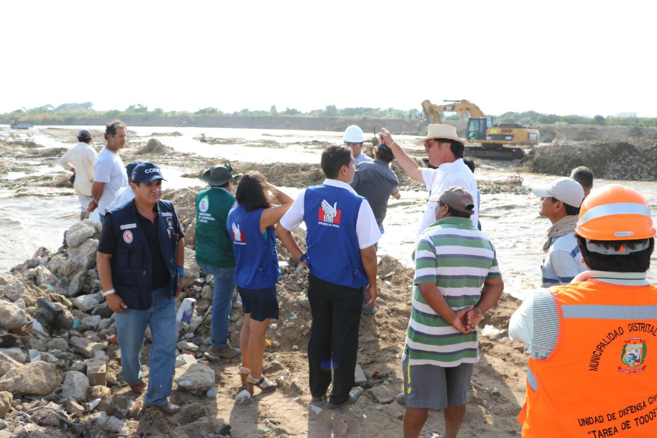 Reforzarán riberas de río Moche ante protesta de vecinos