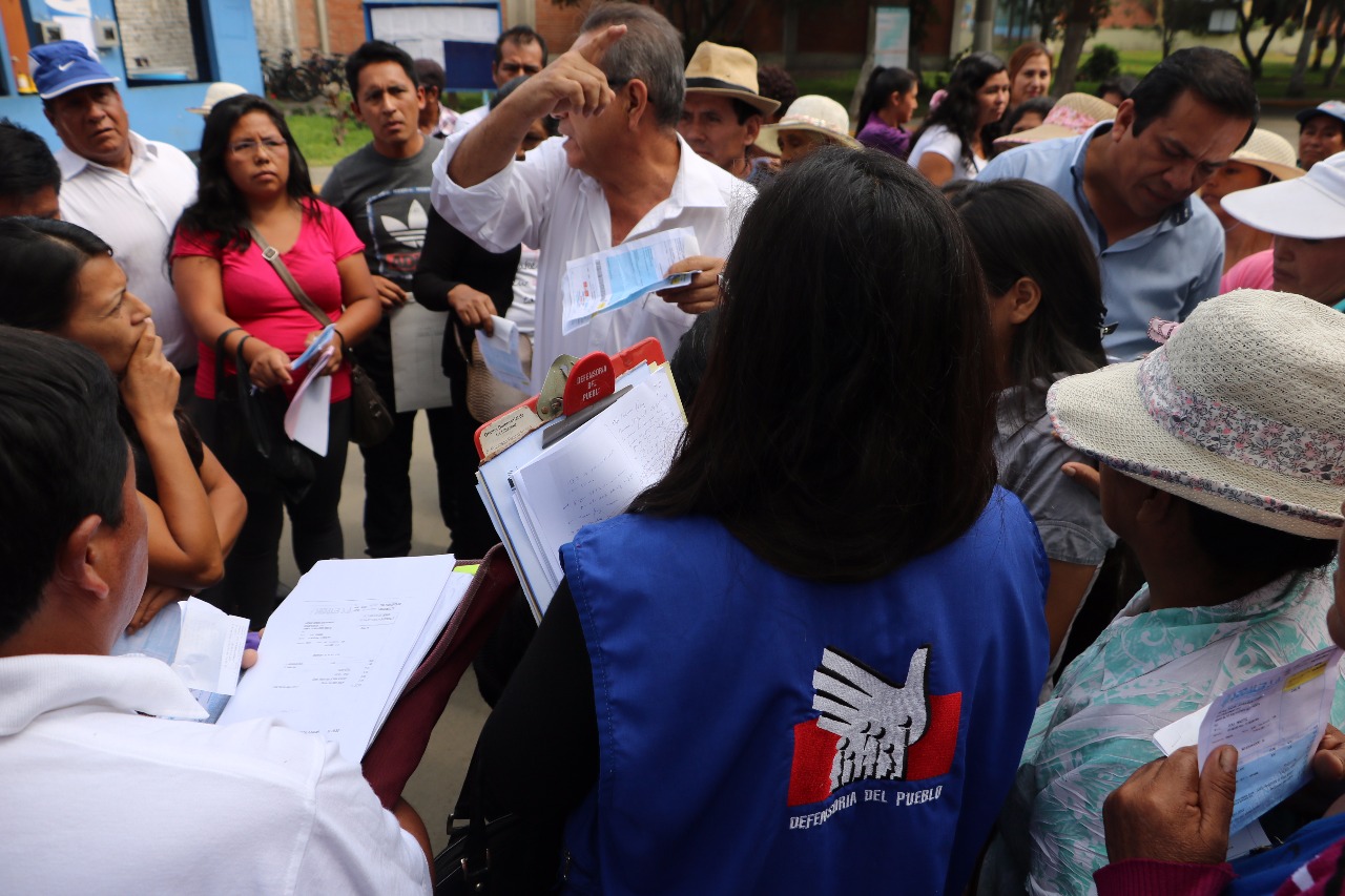 Trujillo: Defensoría recomienda a Sedalib realizar la debida notificación a usuarios que presentan reclamos