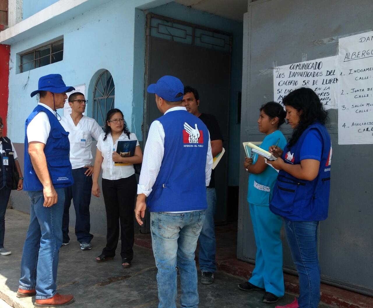 Defensoría del Pueblo continúa recorriendo zonas afectadas por lluvias y huaicos en La Libertad