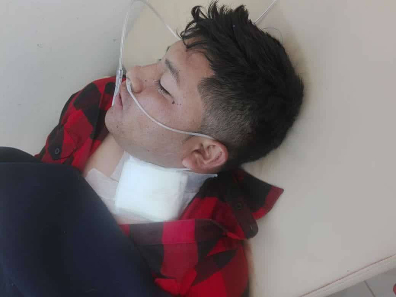 Presuntos simpatizantes de Restauración Nacional dejan al borde de la muerte a joven chofer