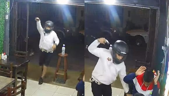 Trujillo: delincuentes entran a restaurante para encañonar y asaltar a comensales