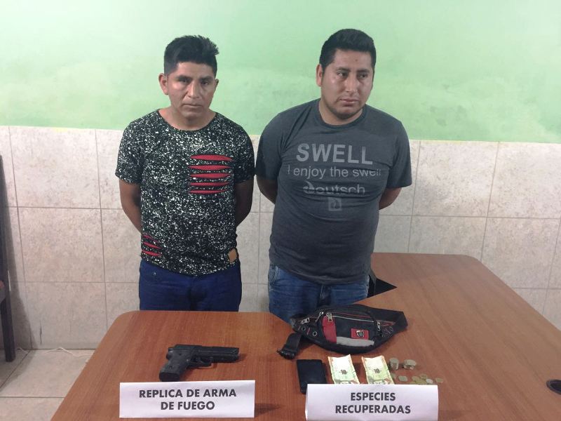 Moche: sujetos acusados de asalto golpearon a policías en su intento de fuga