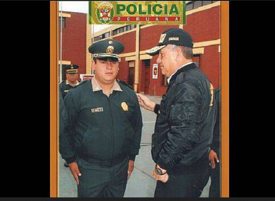 Policía integrante de banda del "Cojo Mame" fue condecorado en el 2014