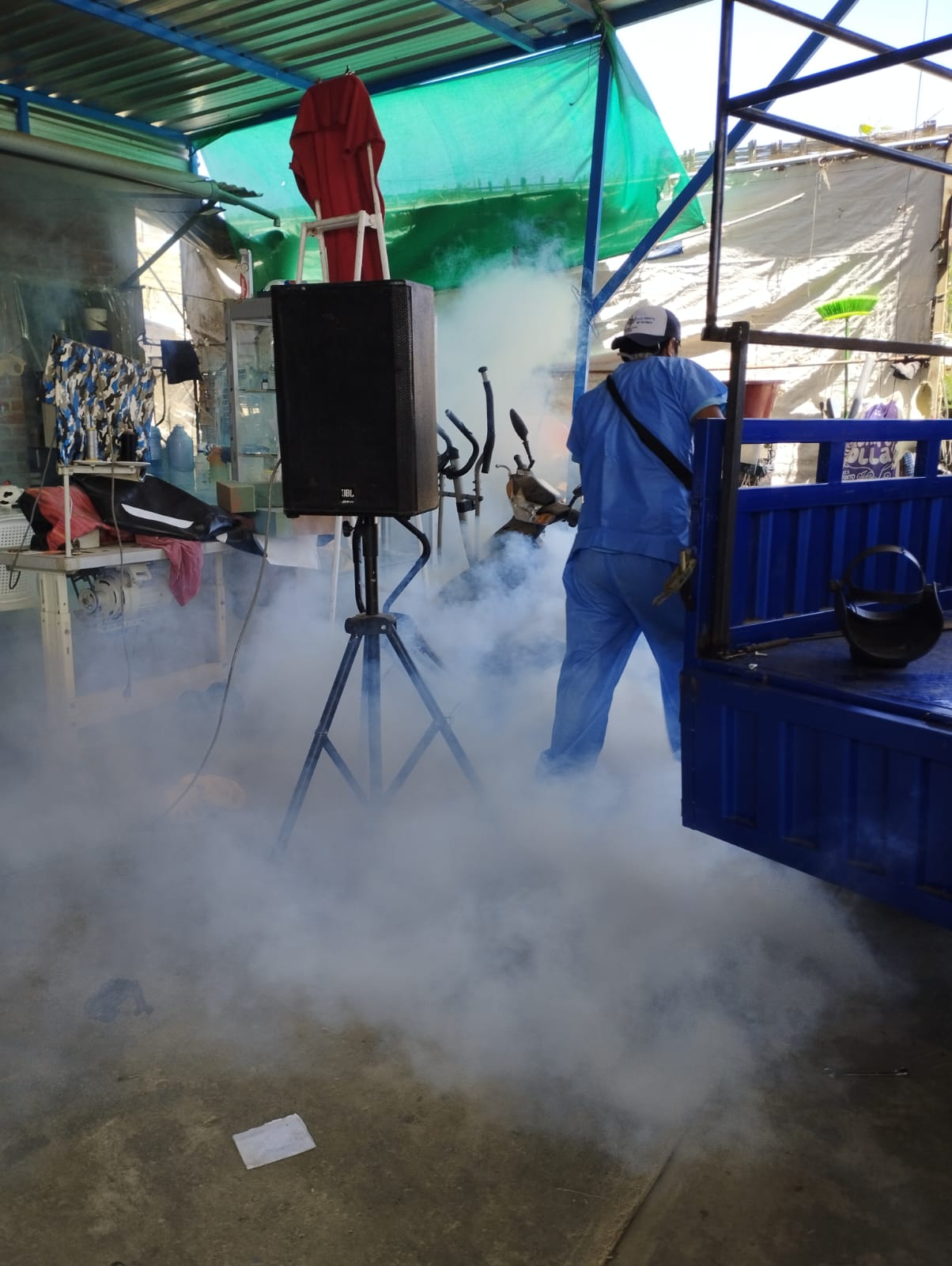  La Libertad: fumigan viviendas de Chepén y Pacasmayo para controlar brote del dengu