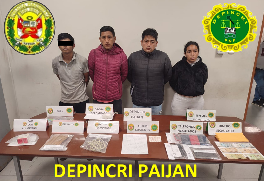 Trujillo: desarticulan banda del Valle Liberteño dedicada a la extorsión 