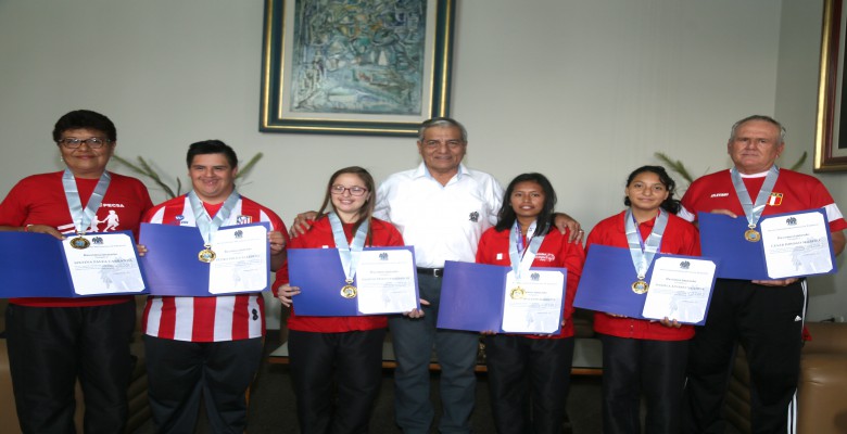 Dan reconocimiento a deportistas trujillanos que triunfaron en los III Juegos Latinoamericanos Especiales