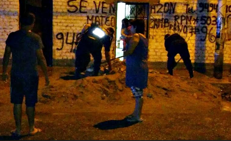 Joven murió impactado por derrumbe de una pared en La Esperanza