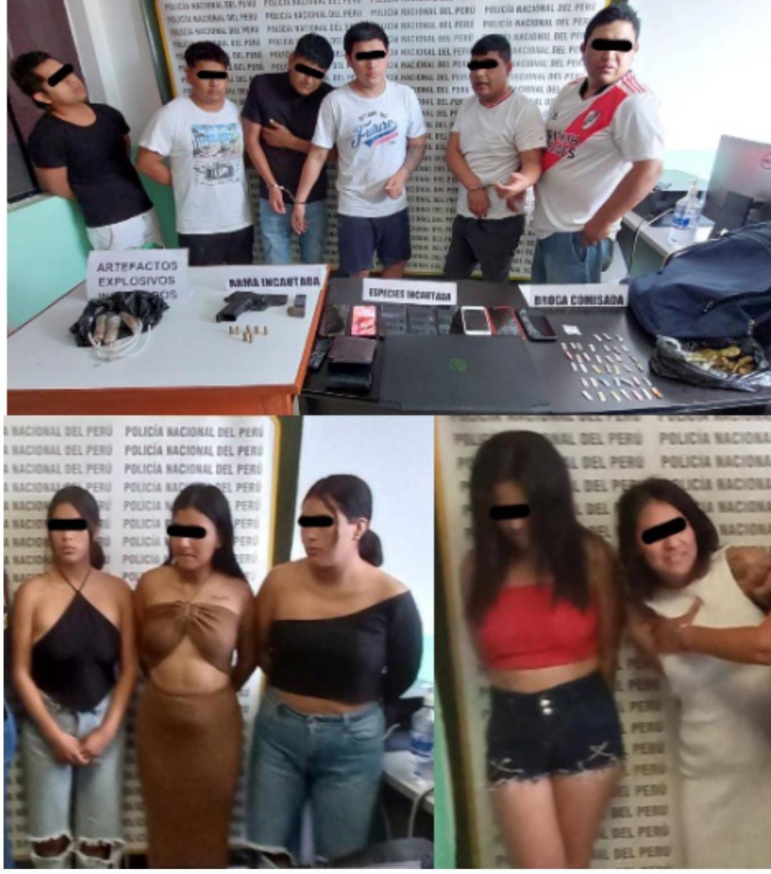 Desarticulan banda de mujeres y hombres asaltantes en Virú