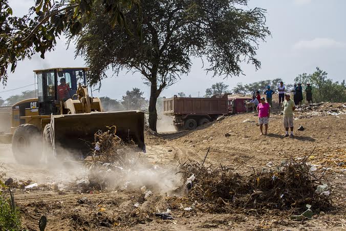 Pobladores se retiran pacíficamente de zona arqueológica San José de Moro