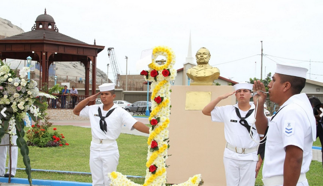Salaverry: recuerdan a héroe Miguel Grau y el 136 aniversario del Combate de Angamos