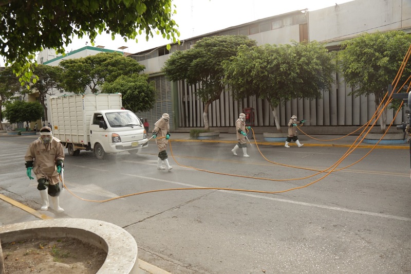 Minagri y exportadores unen esfuerzos en campaña de desinfección en Lambayeque y La Libertad