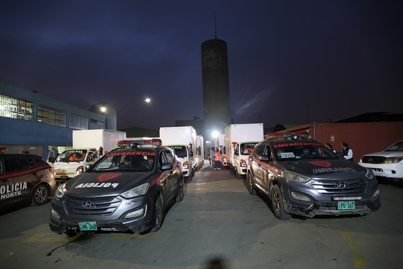 ONPE desplaza material electoral hacia  el interior del país con ubicación satelital