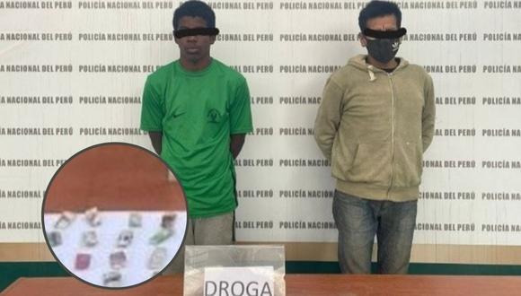 Trujillo: sujetos repartían delivery de menú con droga camuflada