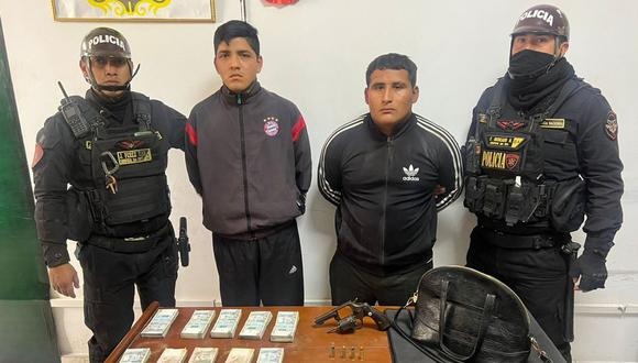Policías capturan a ‘marcas’ y recuperan más de S/100,000 robados en pleno centro de Trujillo