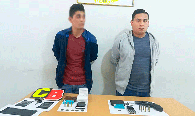 Taxista capturado por asaltar a empresario junto a dos marcas en La Esperanza