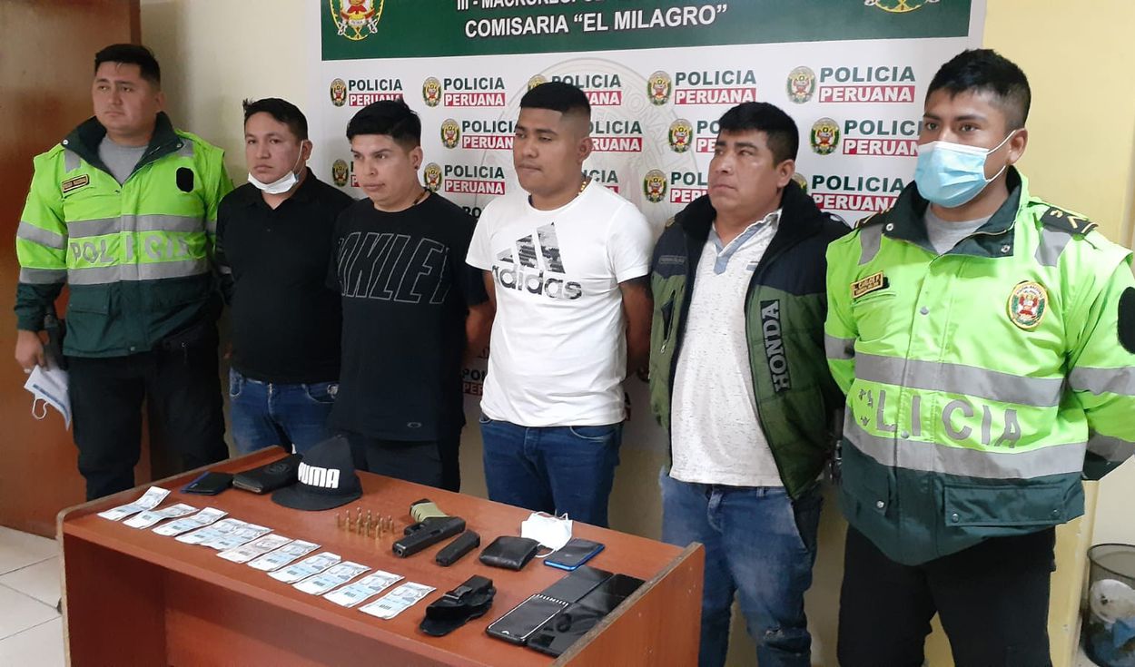 El Milagro: Ocho sujetos son detenidos cuando pretendían apropiarse de terreno