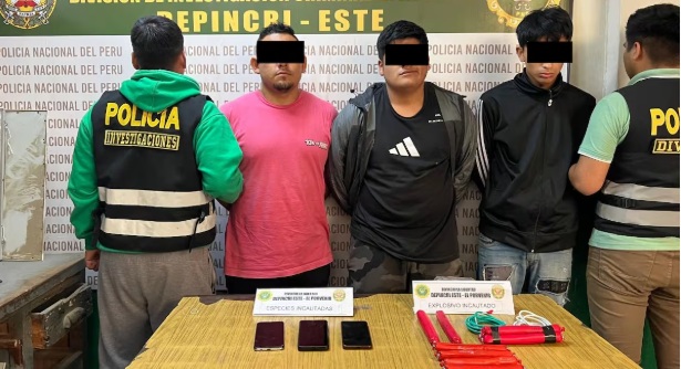 La Libertad: sujetos que cayeron con dinamita son enviados al penal El Milagro