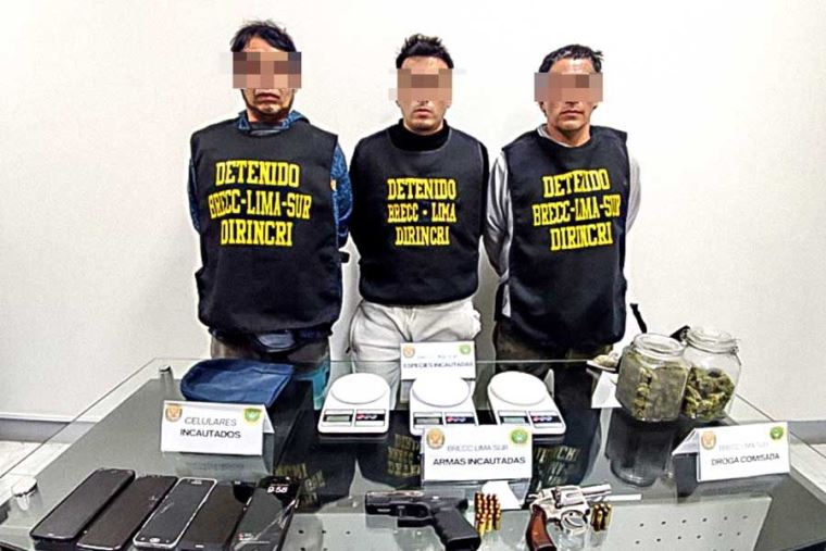 PNP decomisa 105 kilos de marihuana y desactiva banda vinculada a extorsiones en Virú