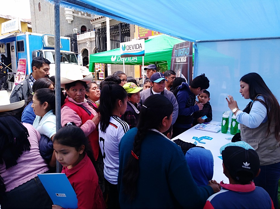 Instituciones participan en acción cívica de lucha contra las drogas en Otuzco