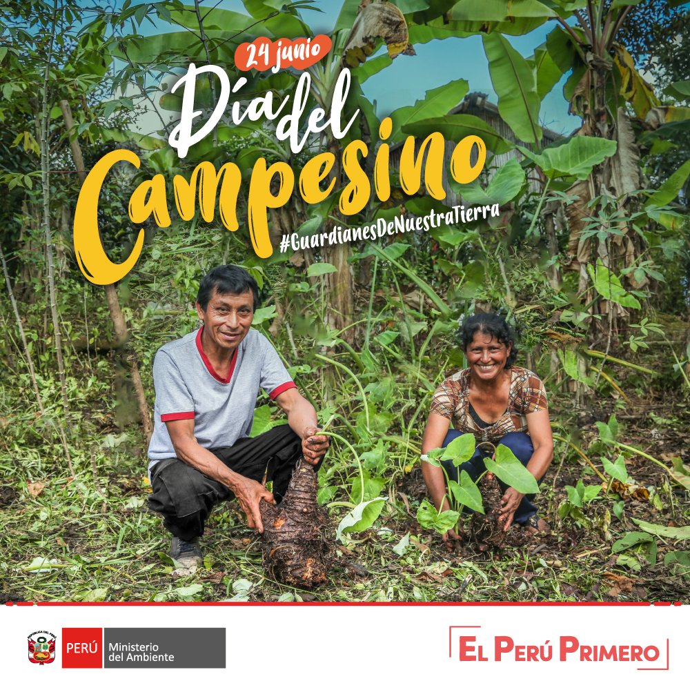 Feliz Día del Campesino: Gobierno saluda a hombres y mujeres que trabajan la tierra