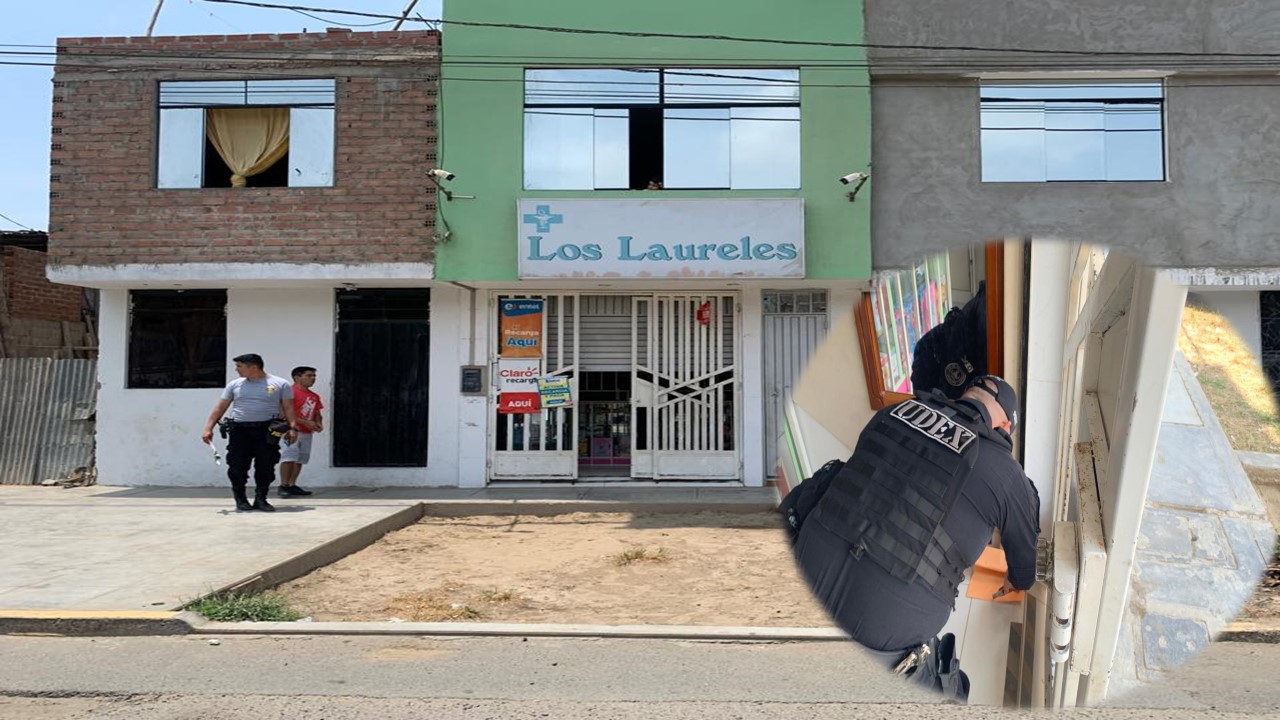 Delincuentes dejan artefacto explosivo y exigen el pago de 20 mil soles a dueño de Botica