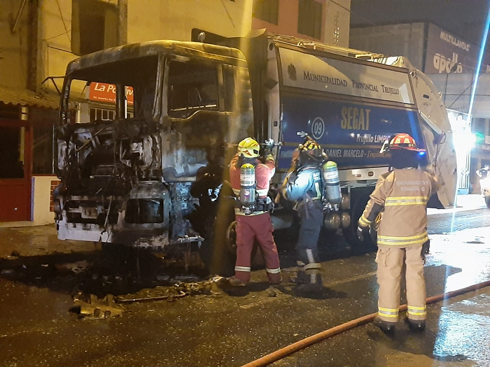 Dirigente del Segat culpó a empresa proveedora por incendio de compactadora nueva