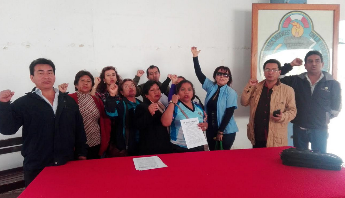 Dirigente del SUTEP en Trujillo invoca a la unión de los profesores