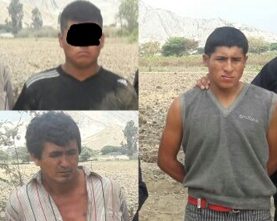 Caen seis sujetos acusados de robar bus y dispararle a suboficial en Chocope