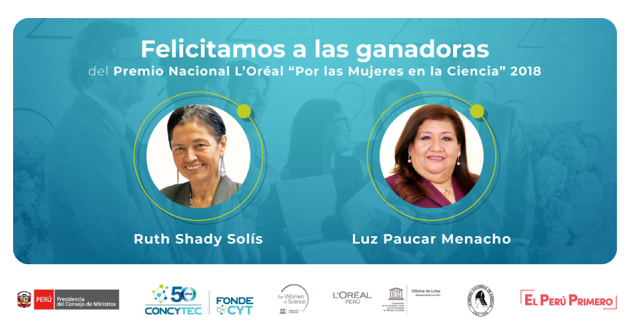 Docente de UNS gana premio nacional “Por las mujeres en la ciencia” entregado por Concytec