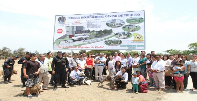 Donan terreno para Parque Recreacional Canino en Trujillo