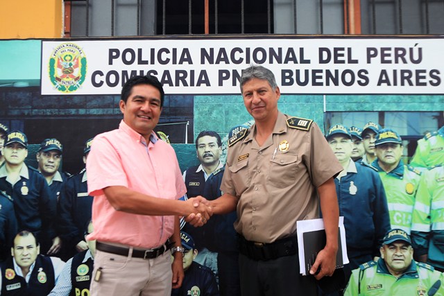 Víctor Larco: municipio donará computadoras y mantenimiento vehicular a comisaría de Buenos Aires