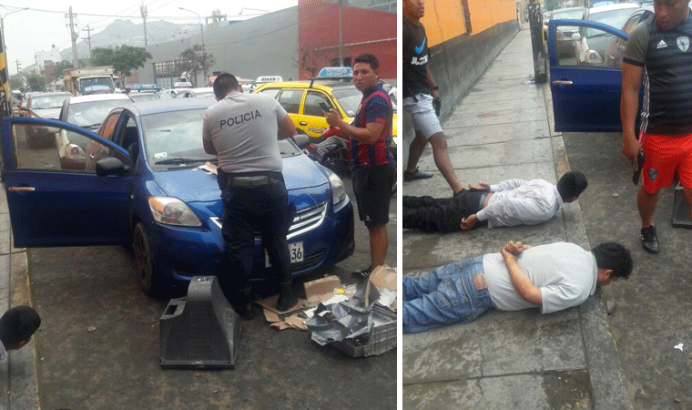 Trujillo: detienen a sujetos que llevaban droga dentro de televisor