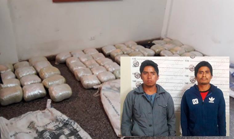 Decomisan más de 54 kilos de marihuana que salía de Shorey