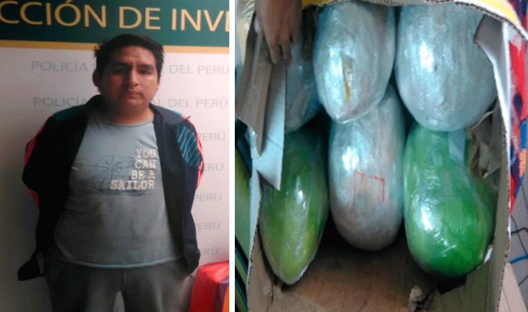 Decomisan 12 kilos de marihuana que venía de Huamachuco con destino a Lima