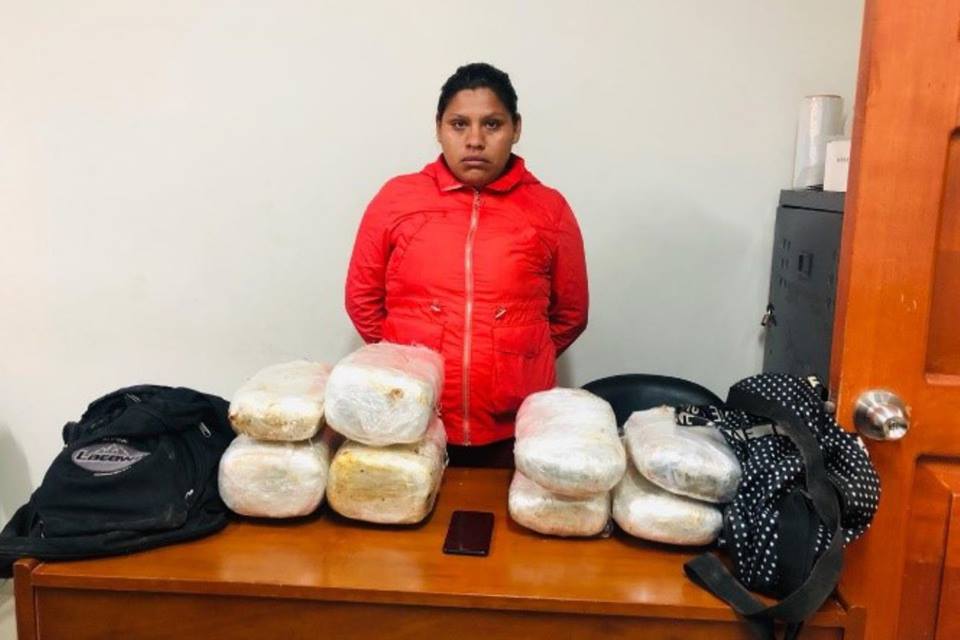 Trujillo: capturan a dos mujeres con 25 kilos de droga