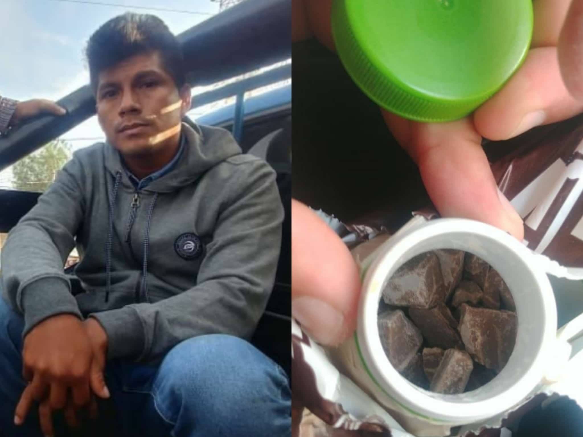 Trujillo: Pretendía hacer pase de droga mezclándola con chocolate