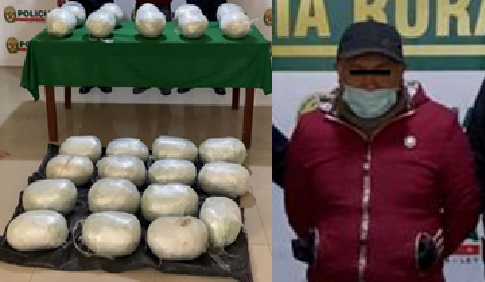 Hombre transportaba 50 kilos de marihuana desde la sierra liberteña