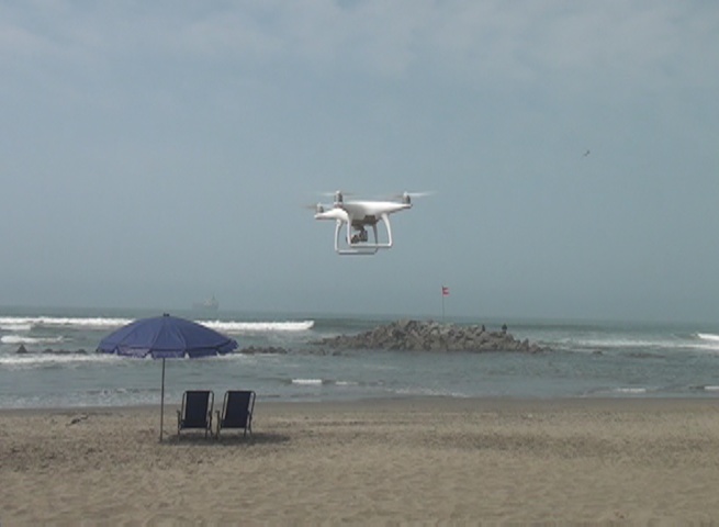 Con drone vigilarán playa Las Delicias para evitar más muertes