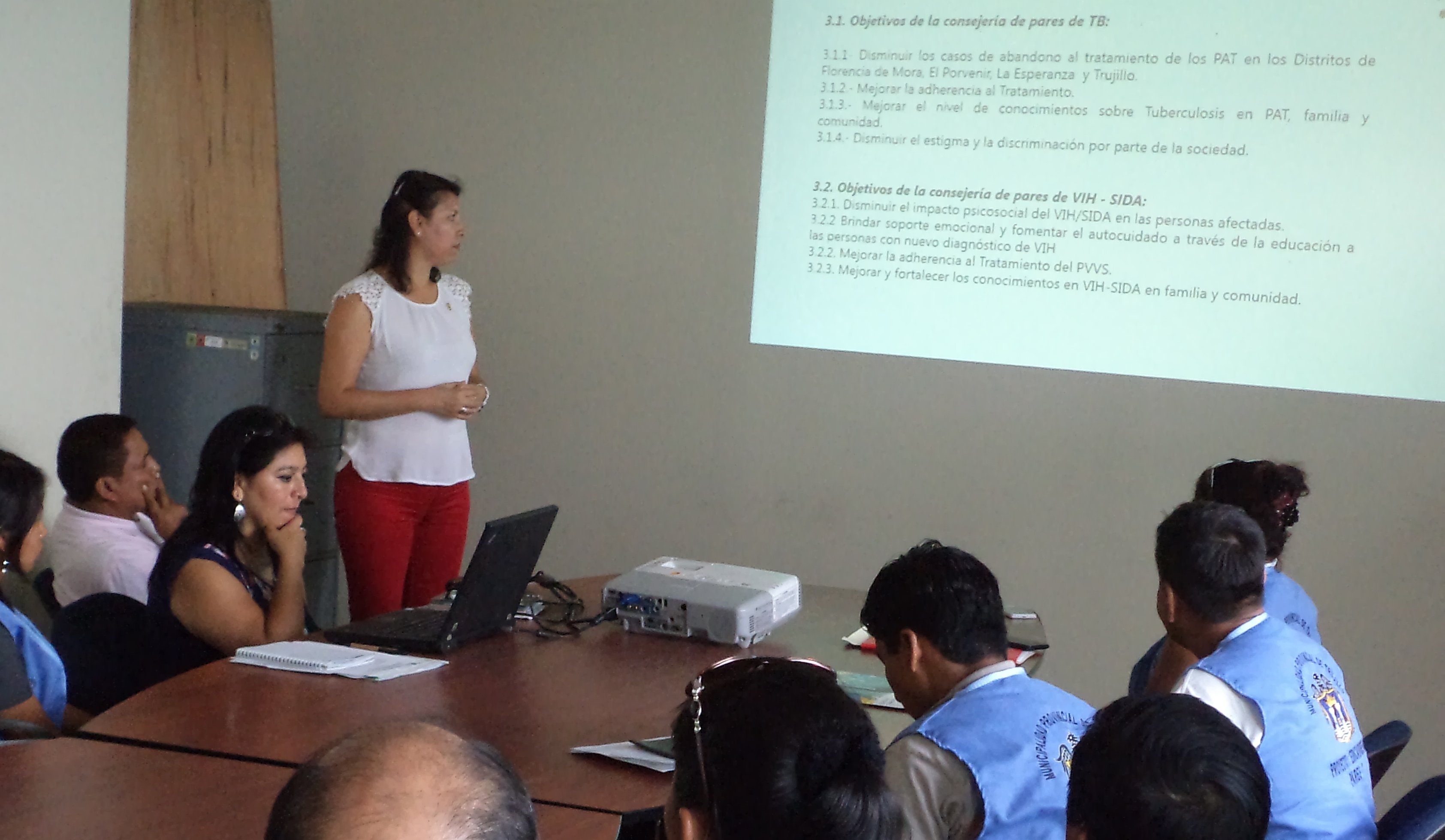 Municipalidad de Trujillo Inicia proyecto Educadores Pares de TB y VIH