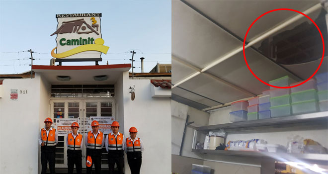 Trujillo: clausuran restaurante donde niños cayeron por un forado en el techo de la cocina