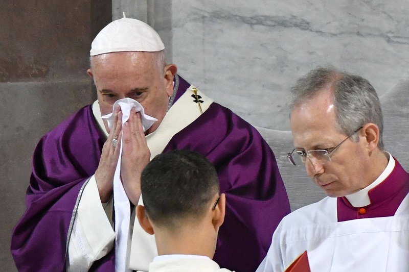 El Papa Francisco dio negativo en un estudio por posible infección con coronavirus