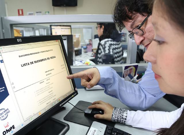 Elecciones 2016: onpe anuncia utilización de nuevas tecnologías en comicios
