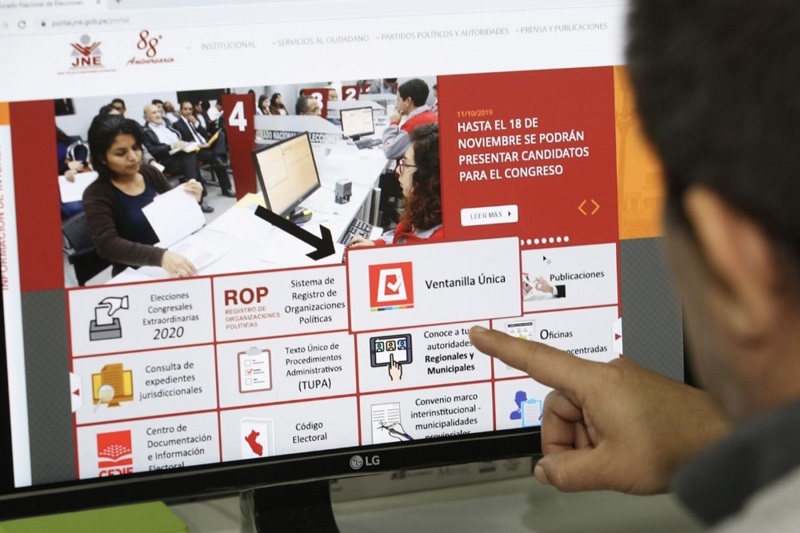 JNE pide revisar antecedentes de candidatos en ventanilla única