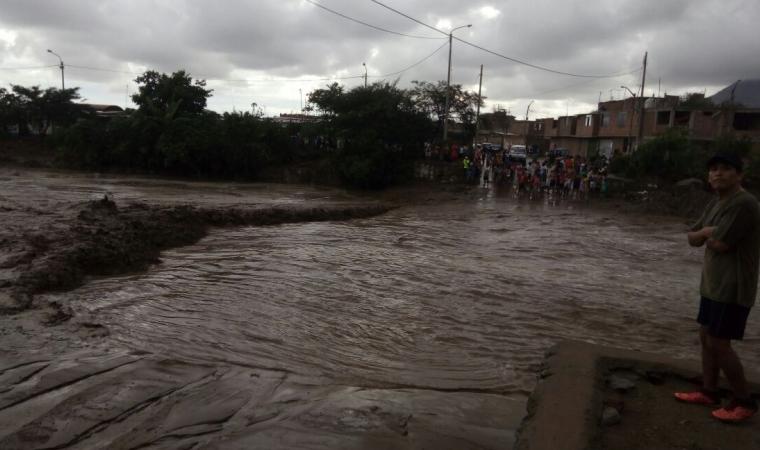   Activación de quebrada San Idelfonso provocó que huaico llegara a varios distritos de Trujillo