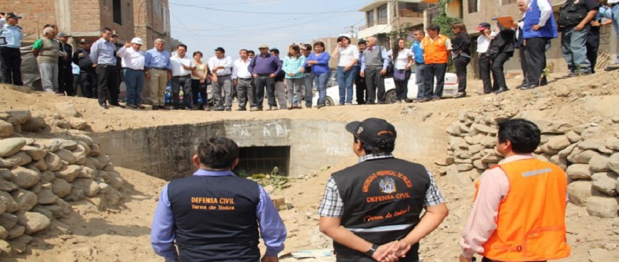 Deciden reubicación de familias asentadas en quebradas de Trujillo