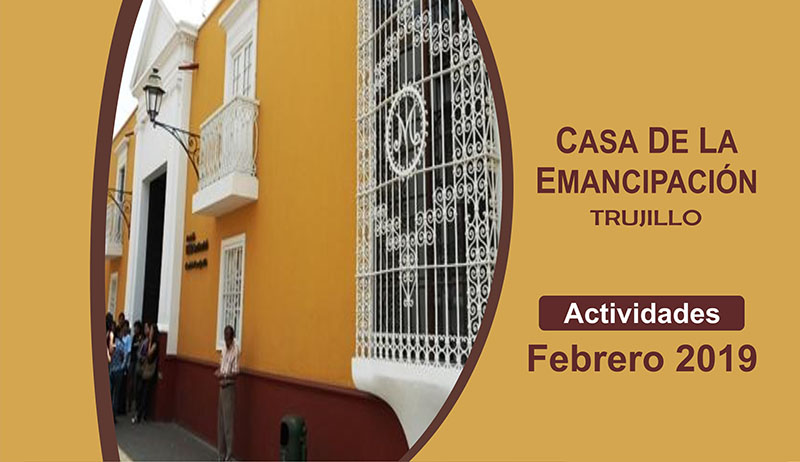 Programa de actividades en la Casa de la Emancipación para Febrero 2019