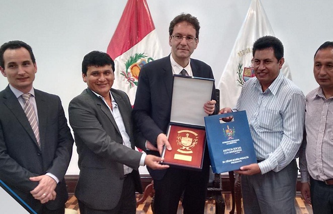  Embajador de Francia en Perú anuncia proyectos importantes en Trujillo
