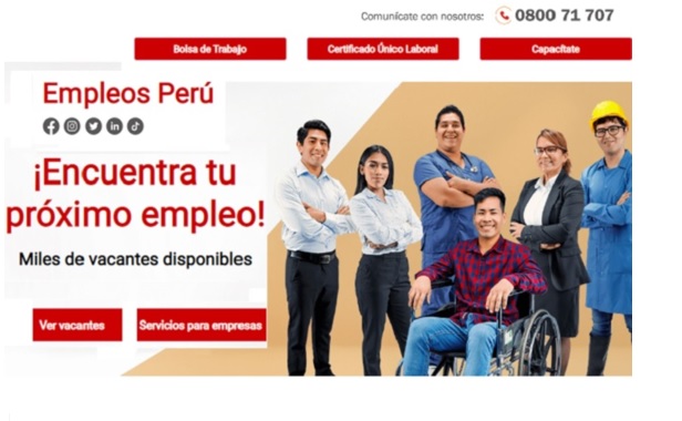 Ingresa al link del Portal Empleos para oportunidades laborales 